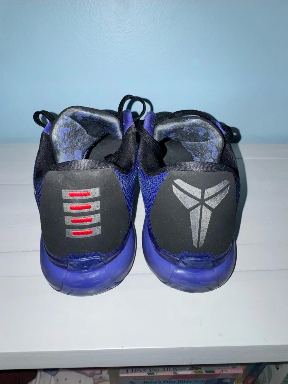 Nike Kobe X 10 Blackout Persian Violet Basketball Shoes Mens Size 11.5